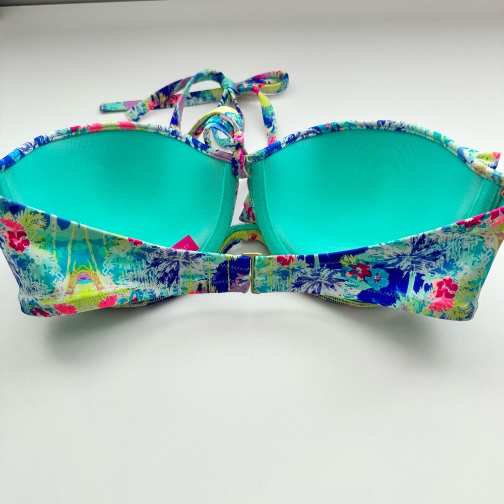 Victoria's Secret Women’s Multicolor Floral Bikini Top 36D Swim - Picture 5 of 8